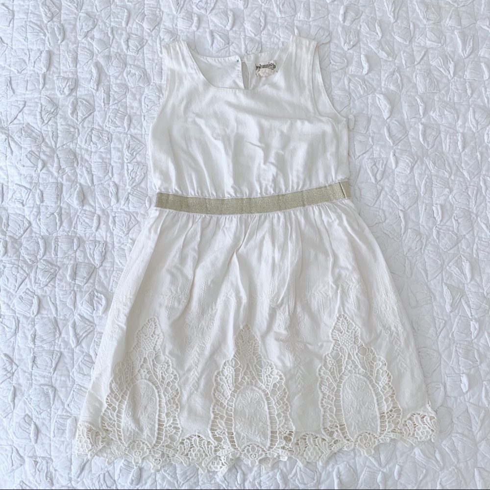 {mini Boden} Girls eyelet dress size 6